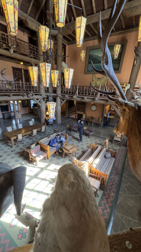 National Park Lodge lobby