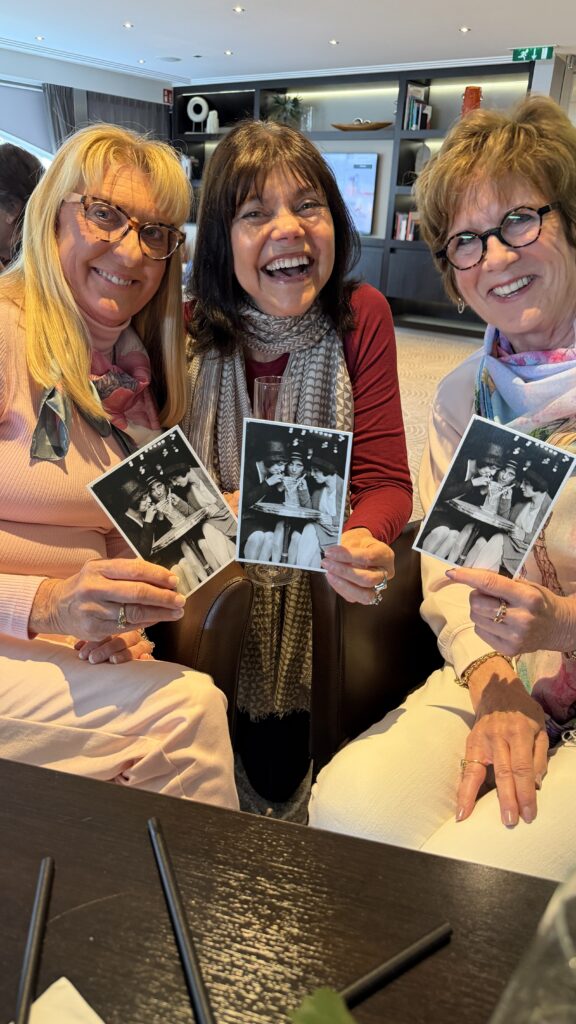 Three woman celebrating 