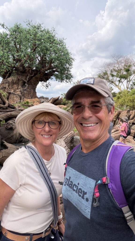 Senior couple at Disney 
